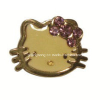 Epoxy Dome Cat Head Metal Plate